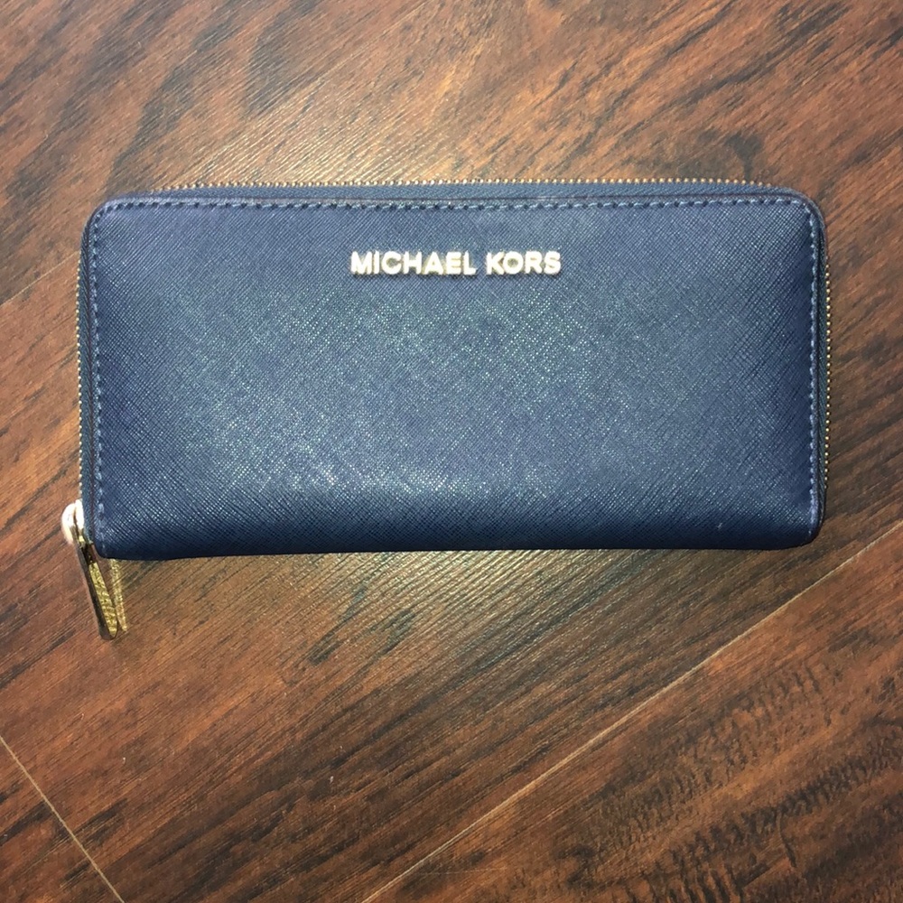 Michael Kors Navy Wallet